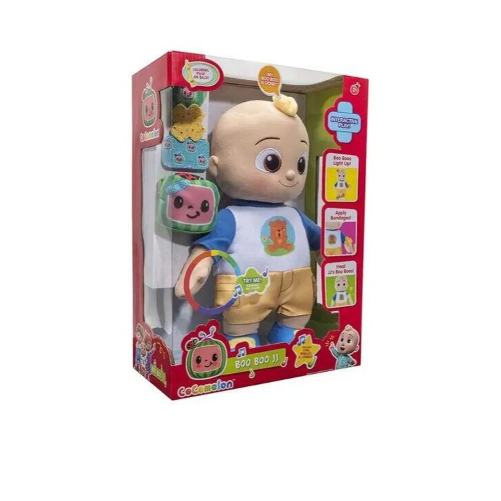 CoComelon Boo Boo JJ Plush New & Interactive Play Lights up & Heals All Boo Boos